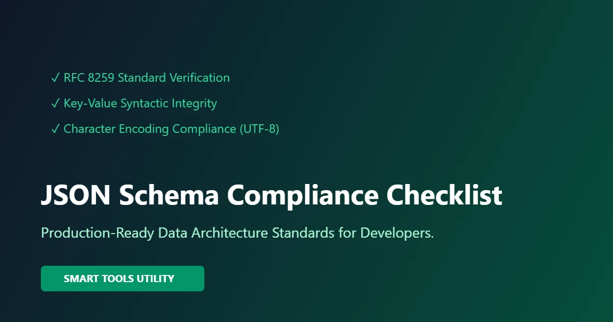The Production-Ready JSON Schema Compliance Checklist